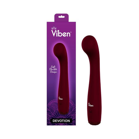 Viben Devotion Ruby G-Spot Vibrator for Intense Pleasure Electric Massager