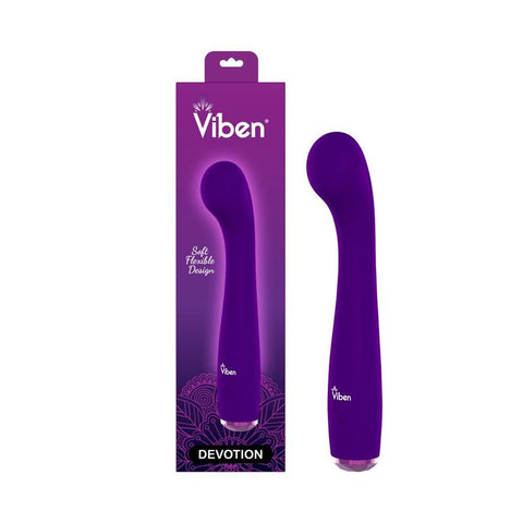 Viben Devotion Violet G-Spot Vibrator for Intense Pleasure Electric Massager