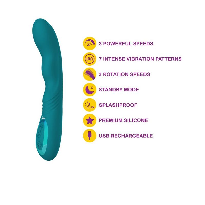 Viben Swagger Ocean Rotating G-Spot Vibrator > Sex Toys For Ladies > G-Spot Vibrators