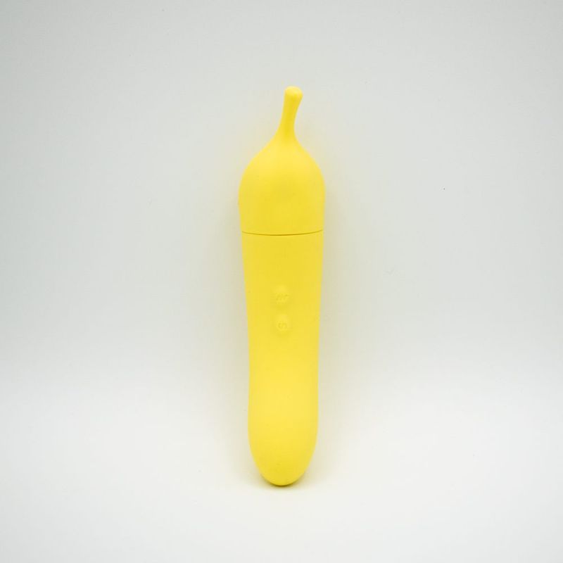 Banana Cream Yellow – G-Spot and Air Pulse Vibrator > Sex Toys For Ladies > Air Pulsation