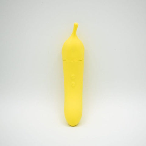 Banana Cream Yellow – G-Spot and Air Pulse Vibrator > Sex Toys For Ladies > Air Pulsation