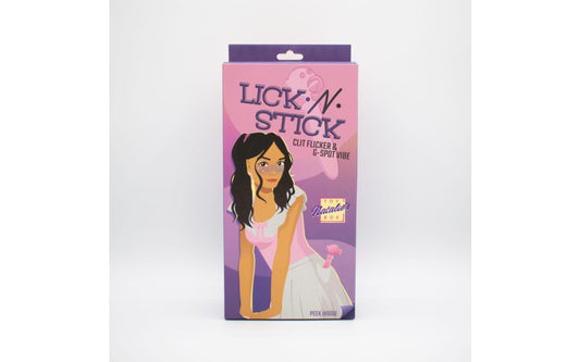 Lick N' Stick Clit Flicker G-Spot Vibrator