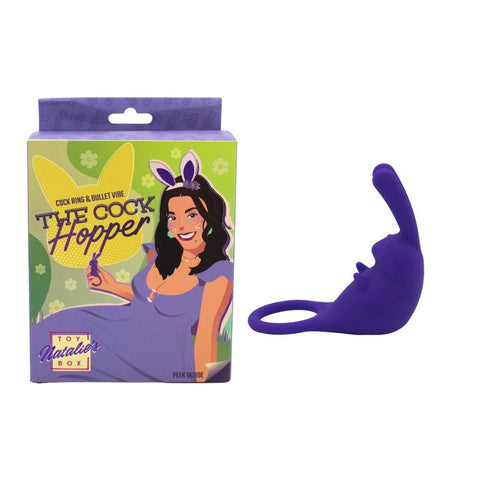 Cock Hopper Vibrating Cock Ring with Rabbit Bullet Stimulator > Sex Toys > Couples Toys