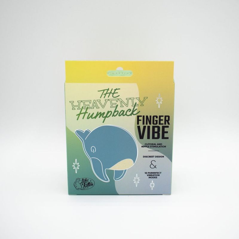 Heavenly Humpback Finger Bullet Vibrator Compact Blue Design > Vibrators > Finger Vibrators