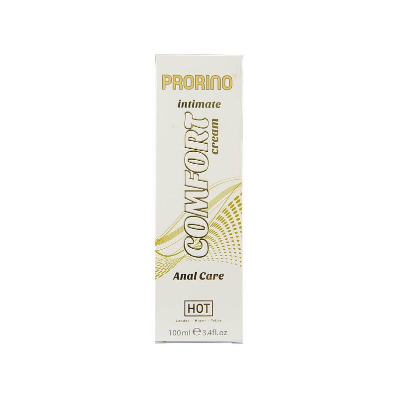 Prorino Unisex Sensitive Anal Comfort Cream 100ml Tube ENHANCERS