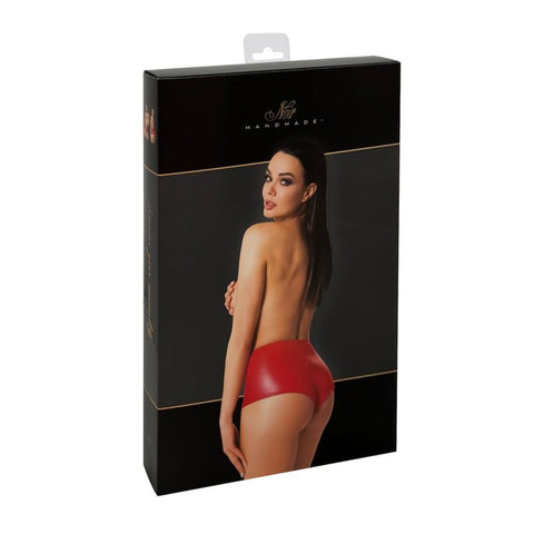 Mysteria Shorts Red - High-Waisted Size Small LINGERIE & BODY WEAR