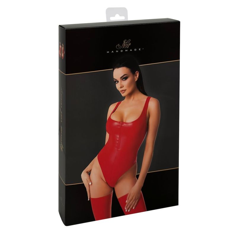 Elysium Body Red Bodysuit Womens Latex