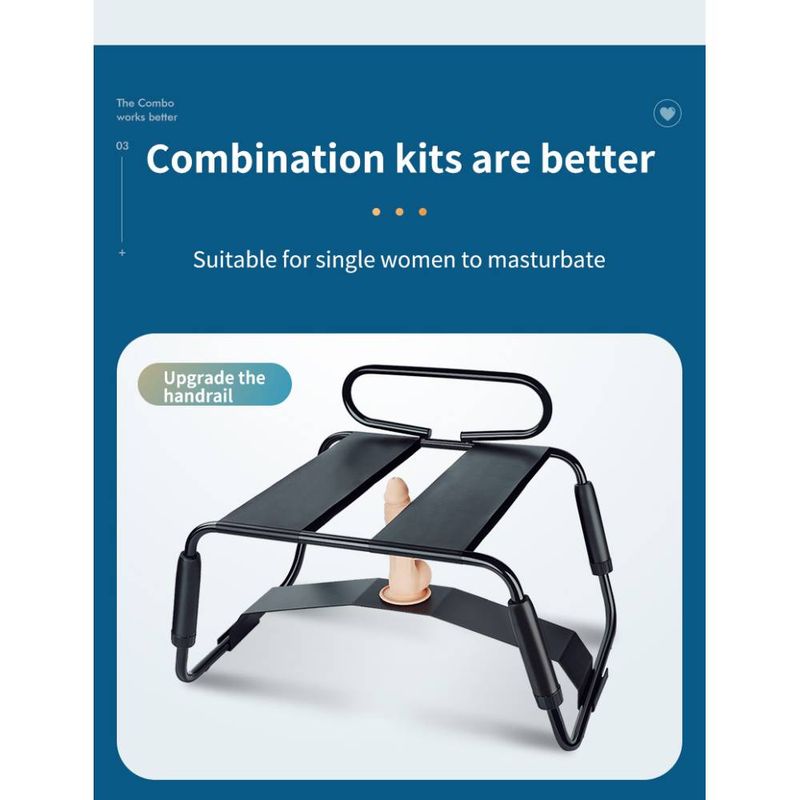 Adjustable Sex Chair with Handle and Dildo Arch Bridge – Height Adjustable Seat > Sex Toys > Sex Furniture