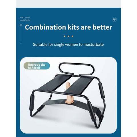 Adjustable Sex Chair with Handle and Dildo Arch Bridge – Height Adjustable Seat > Sex Toys > Sex Furniture