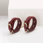 Deluxe 8-Piece Bondage Play Kit (Burgundy Gold) – BDSM Restraint Set > Bondage Gear > Bondage Kits