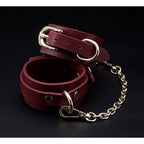 Deluxe 8-Piece Bondage Play Kit (Burgundy Gold) – BDSM Restraint Set > Bondage Gear > Bondage Kits