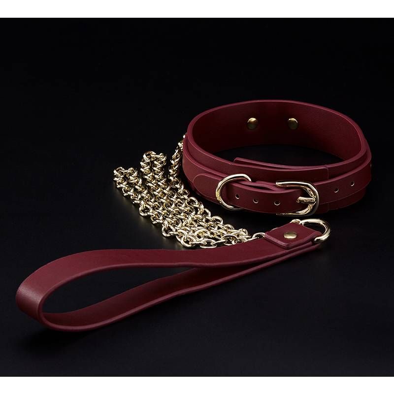 Deluxe 8-Piece Bondage Play Kit (Burgundy Gold) – BDSM Restraint Set > Bondage Gear > Bondage Kits