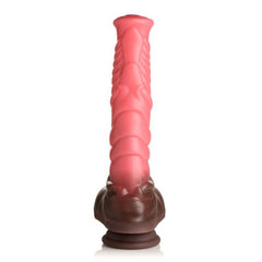 Deluxe Centaur Thrusting & Vibrating Silicone Dildo 9.5 Inch