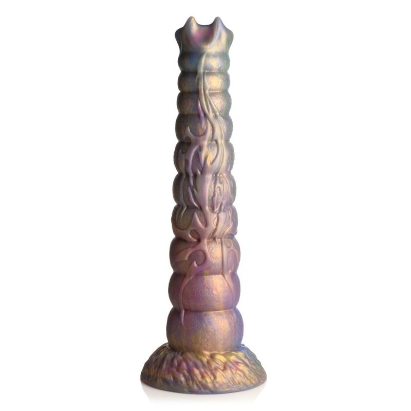 Deep Invader Tentacle Ovipositor (Colored) – Textured Silicone Dildo with Eggs 9 inch > Dildos > Fantasy