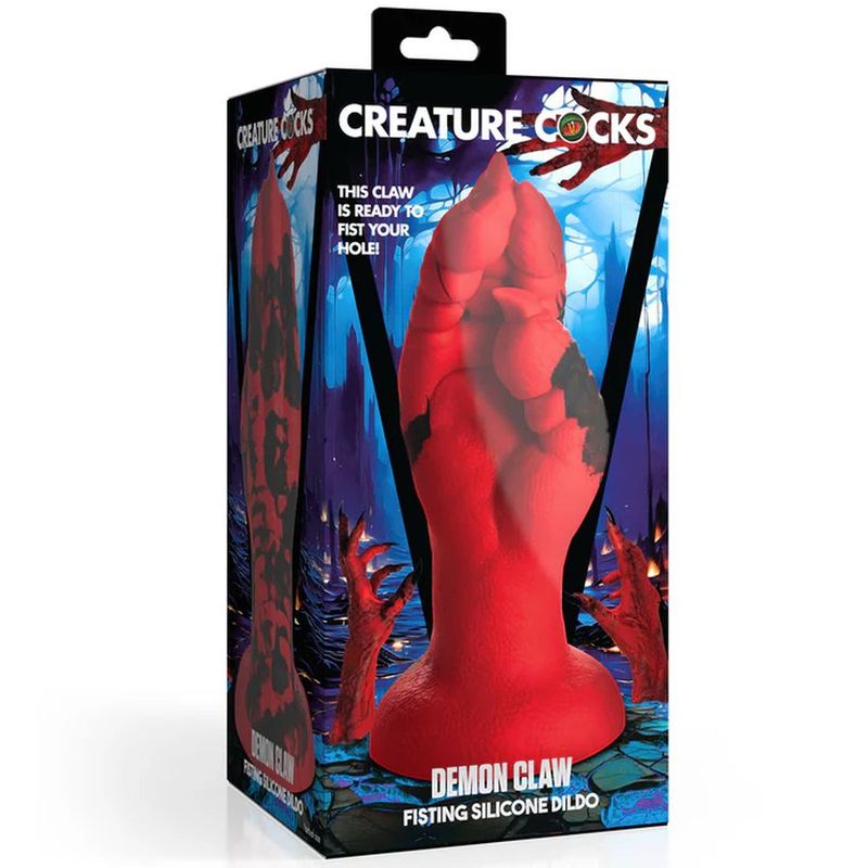 Demon Claw Fisting Silicone Dildo with Scales and Claws 8.6 Inch - Silicone Dildo > Dildos > Fantasy
