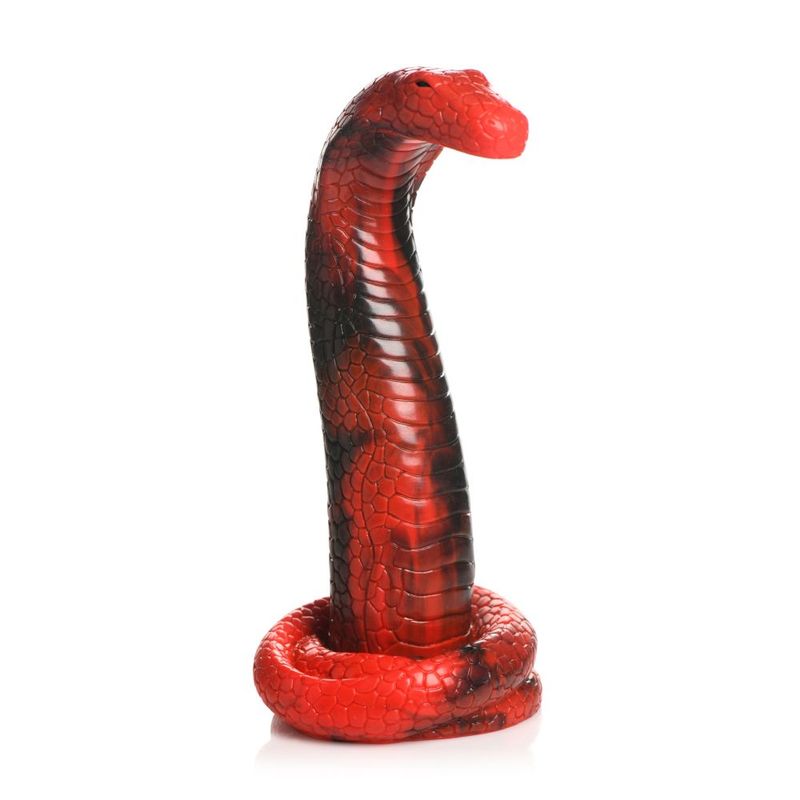 Creature Cocks King Cobra Silicone Dildo – Large Textured 12 Inch Silicone Dildo Fantasy Dongs