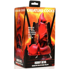 Creature Cocks Horny Devil Demon Silicone Dildo 7.5 Inch