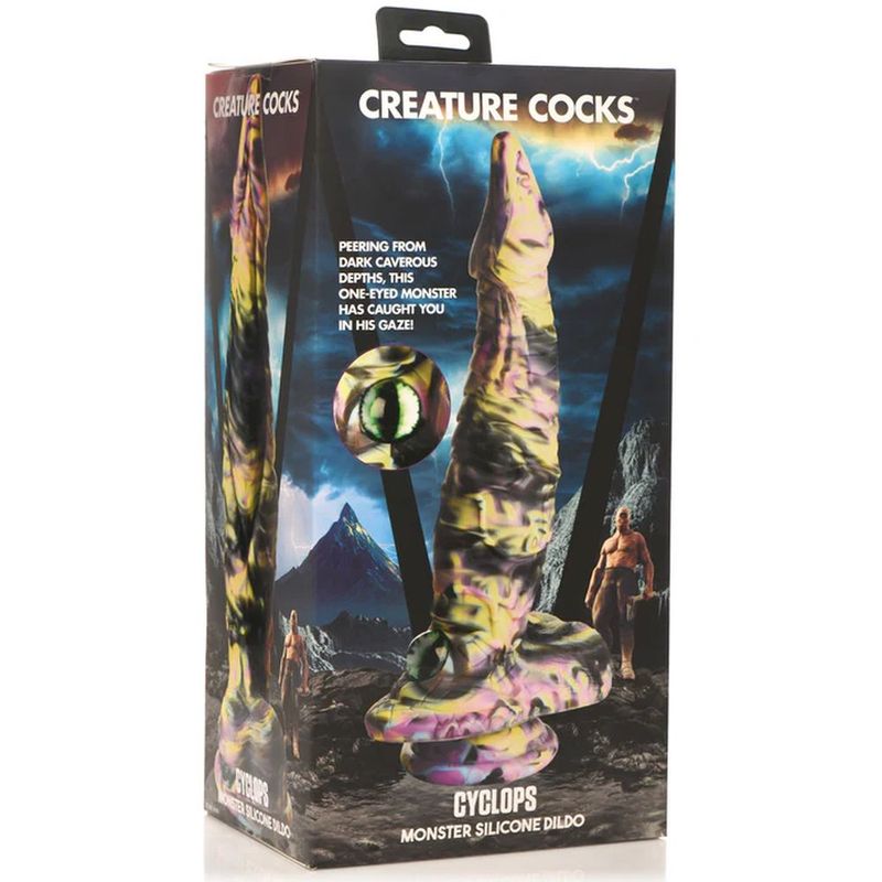 Creature Cocks Cyclops Monster (Multicolor) – 11.3 Inch Silicone Dildo > Dildos > Fantasy