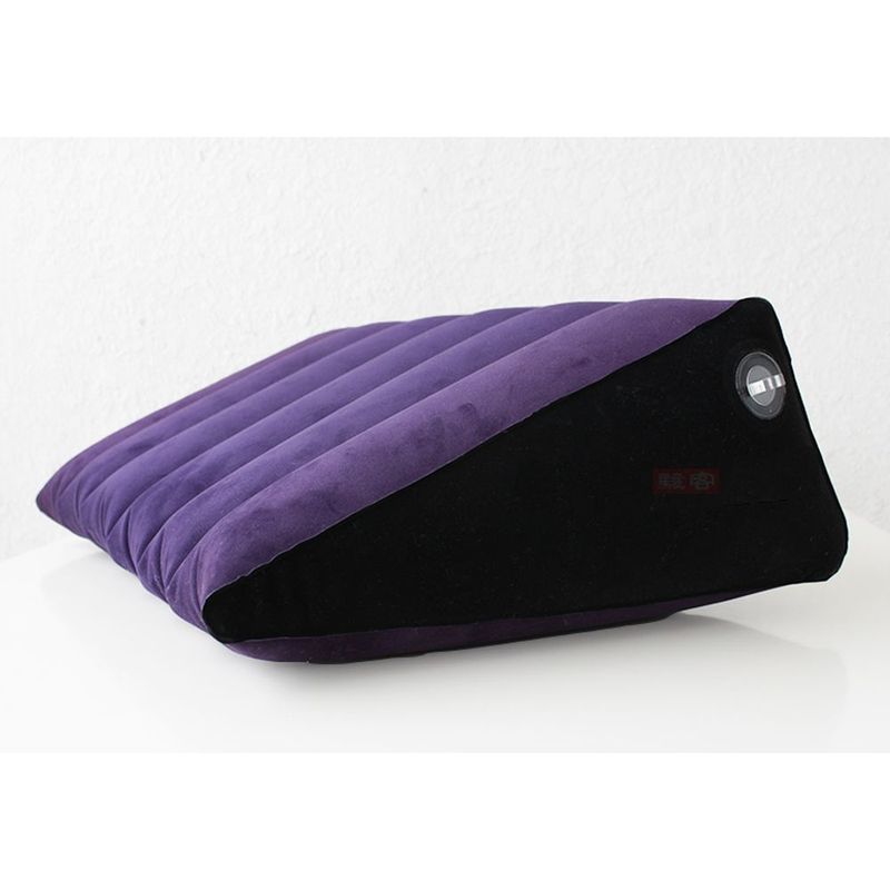 Large Inflatable Sex Positioning Wedge Cushion Blue Sex Furniture