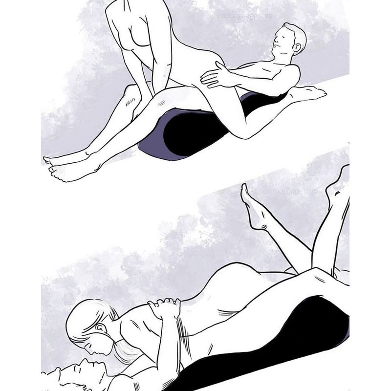 Large Inflatable Mini Sex Positioning Mattress for Couples Sex Positioners