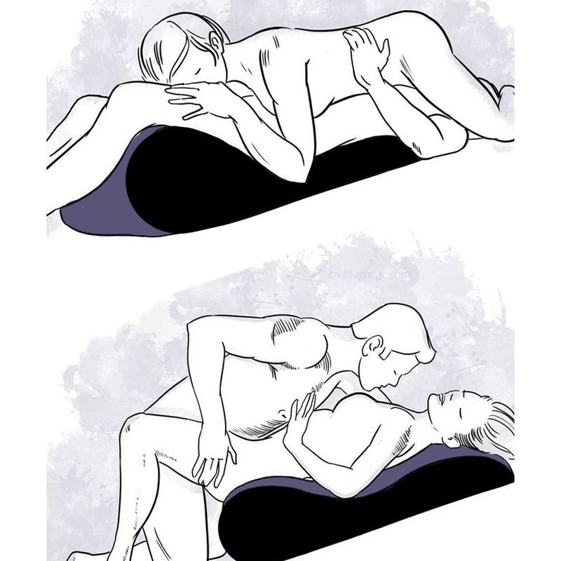 Large Inflatable Mini Sex Positioning Mattress for Couples Sex Positioners