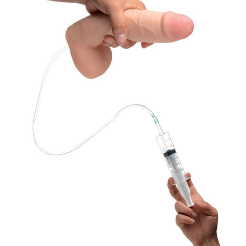 Squirting Dildo 9 Inch with Syringe for Intense Pleasure Dongs Squirting
