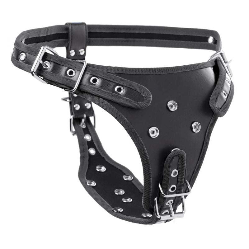 Double Penetration Strap-On Harness – Adjustable Triple Dildo Harness > Dildos > Strap On Harnesses