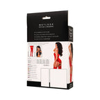 Glossy Doja (Red) – Elegant Wetlook Spandex Lingerie Bodysuit With Garter Straps > Clothes > Bodies and Playsuits