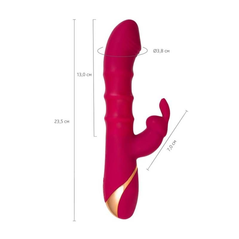 JOS Tenty (Velvet Silicone) – Rechargeable Rabbit Vibrator with Moving Shaft Rings > Vibrators > Ladies > Rabbit