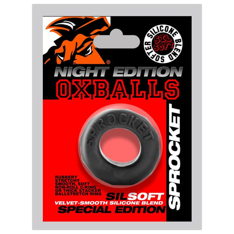 Sprocket Comfort No Roll Cock Ring Night for Enhanced Pleasure and Comfort COCK RINGS