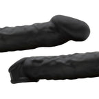 Muscle Ripped Inner Ribbed Velvet-Smooth Night 9.25 Inch Cock Sheath > Sex Toys For Men > Penis Sleeves
