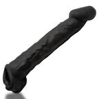 Muscle Ripped Inner Ribbed Velvet-Smooth Night 9.25 Inch Cock Sheath > Sex Toys For Men > Penis Sleeves