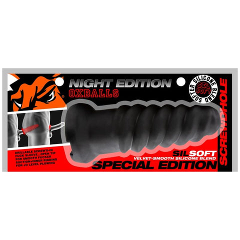 Screwdhole Screwd-In Open Tip Masturbator Night for Intense Pleasure Strokers - Manual