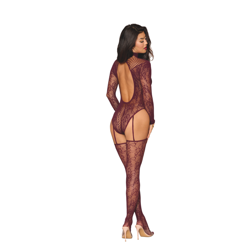 Teddy Bodystocking (Cherry Lacquer) – One Size Bodystocking > Clothes > Bodies and Playsuits