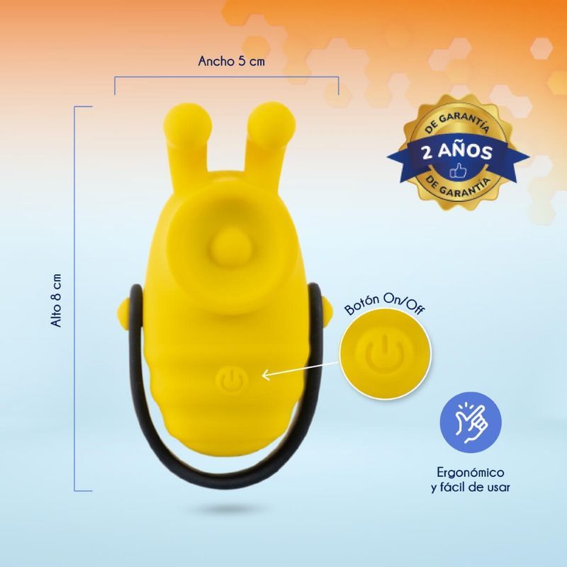 Camtoyz Bumble Bee Lolly Vibrator – Compact Vibrating Toy > Vibrators > Finger Vibrators