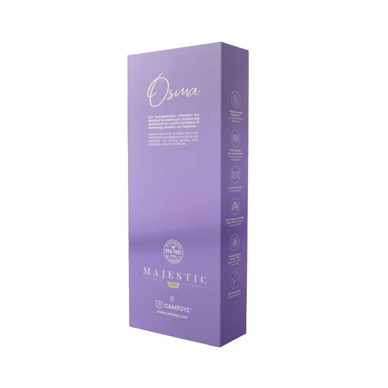 Osma Majestic Pro USB 10 Mode Pearl Rabbit Vibrator VIBRATORS-RABBIT
