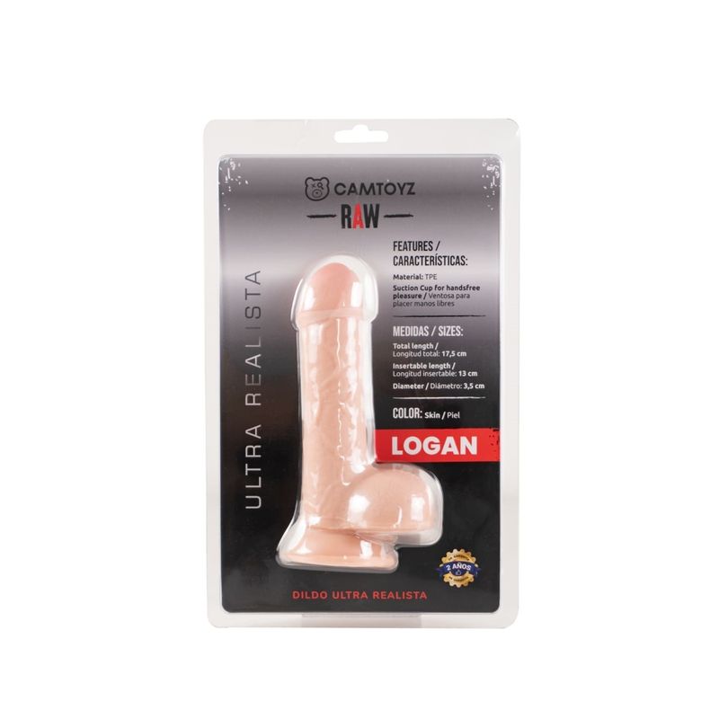 Raw Ultra Realistic Double Layered Dildo Galen 20.3cm > Dildos > Realistic Dildos