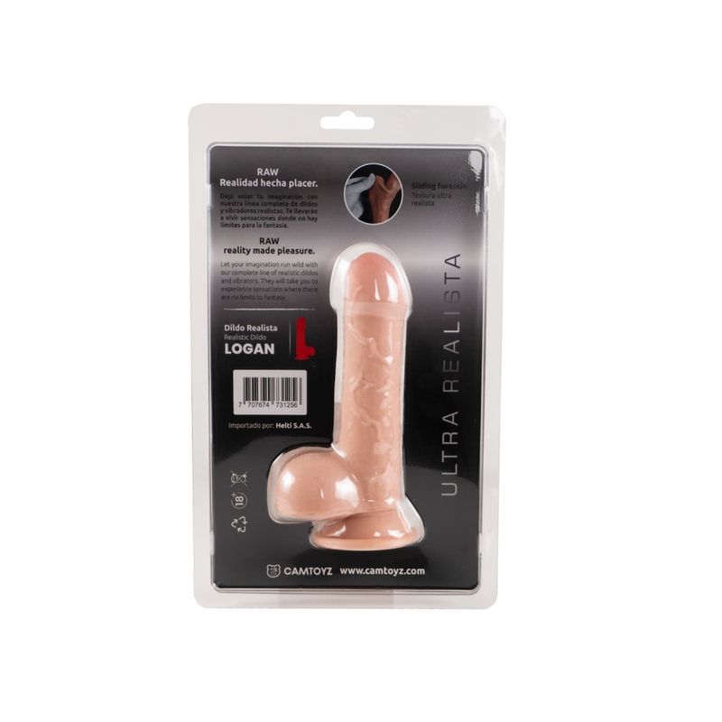 Raw Ultra Realistic Double Layered Dildo Galen 20.3cm > Dildos > Realistic Dildos