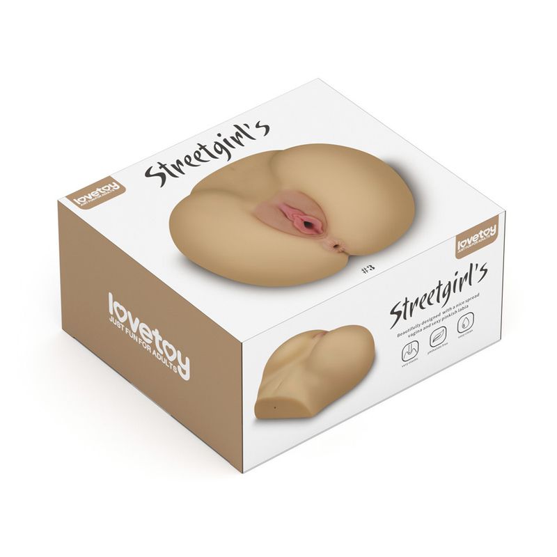 Lovetoy Streetgirls Number 3 (Flesh Pink) Masturbator Compact Masturbator Default Title > Sex Toys For Men > Assbators