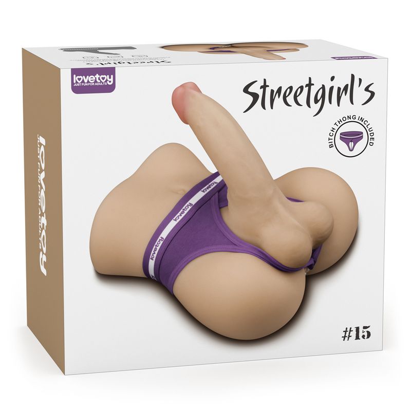Streetgirls Male Butt with Bendable Dildo and Balls Steven – Ultra-Soft Masturbator Secondary image
