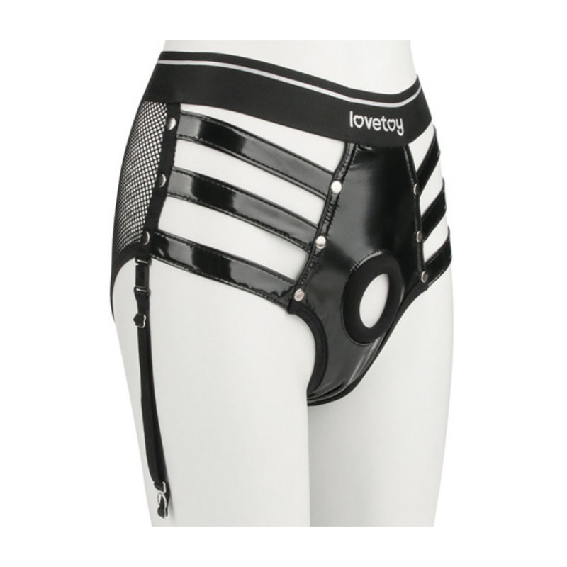 Iconic Harness Strap on Set (L/XL) > Dildos > Strap On Harnesses