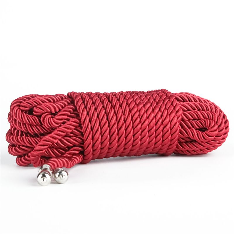 Rebellion Reign Red Silky Bondage Rope 10 Metre Length > Bondage Gear > Rope
