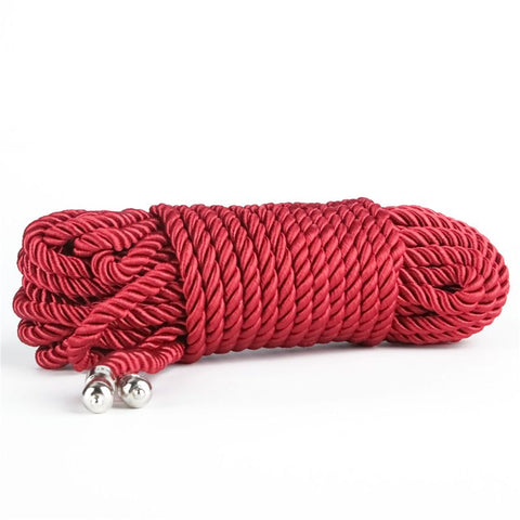 Rebellion Reign Red Silky Bondage Rope 10 Metre Length > Bondage Gear > Rope