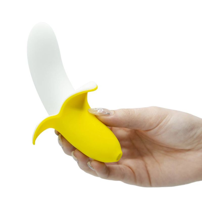 Banana Bliss 13cm Silicone Slimline Vibrator – Slim Silicone Vibrator > Vibrators > Unconventional