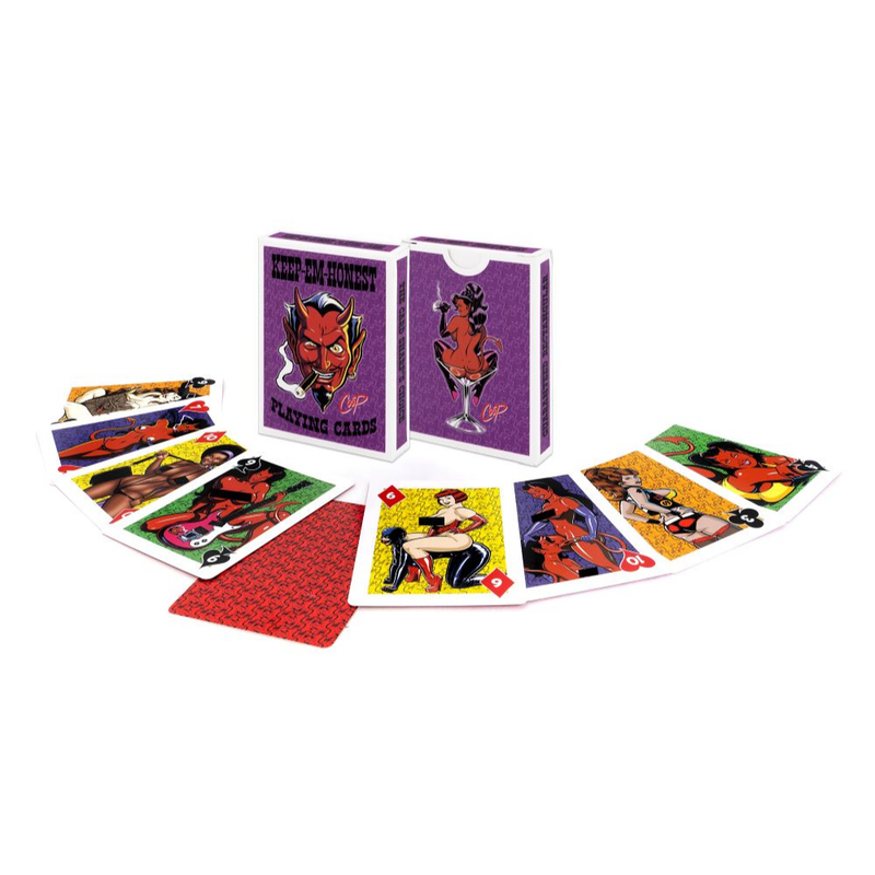 Keep Em Honest Playing Cards – Nude Art Playing Cards Featuring Pinups and Devil Girls > Novelties > Playing Cards