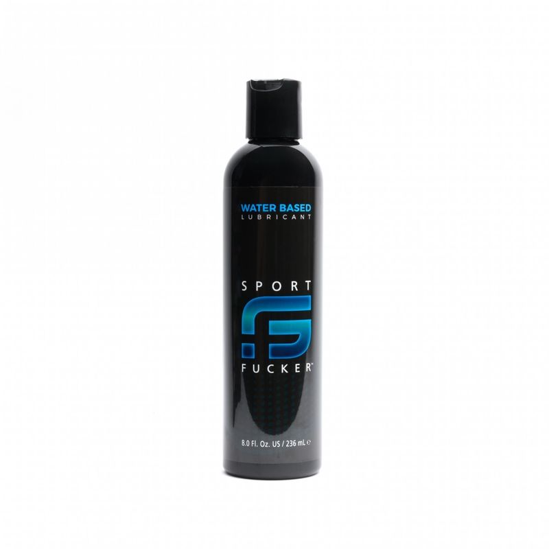 Sport Fucker Water Based Lubricant 8 Ounce 236 Milliliter Black Water Based Lube