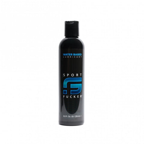 Sport Fucker Water Based Lubricant 8 Ounce 236 Milliliter Black Water Based Lube