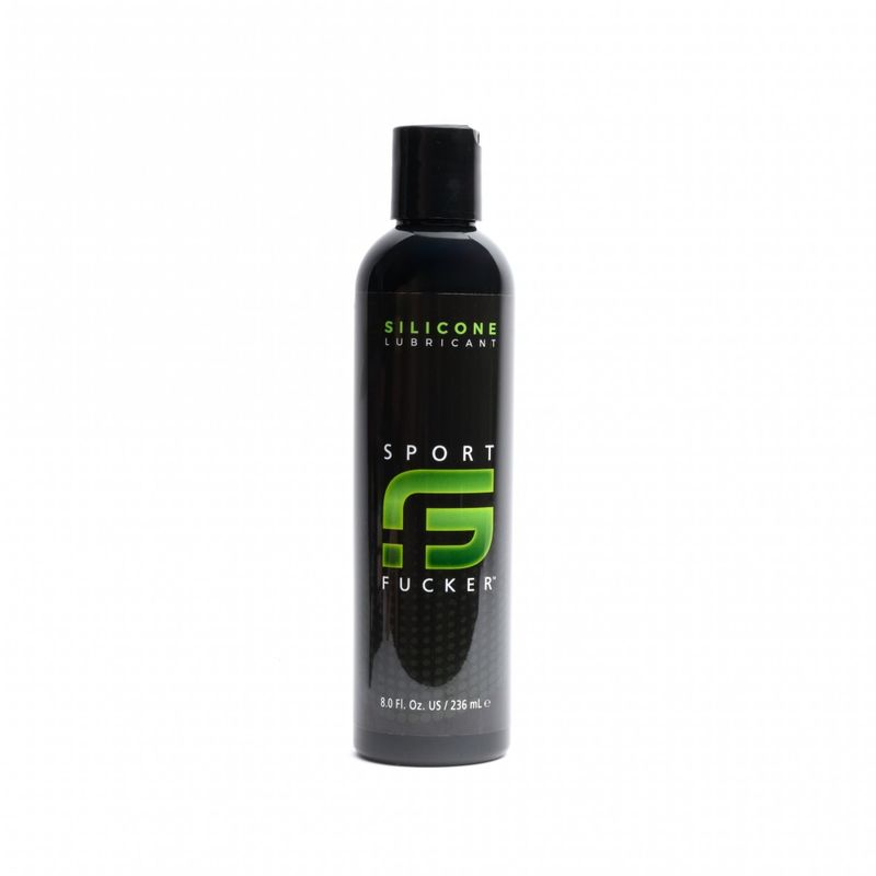 Sport Fucker Silicone Lubricant 8 Ounce 236 Milliliters Black Hybrid Lube