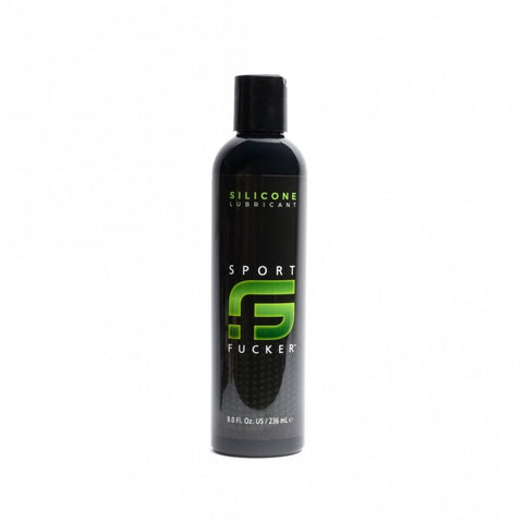Sport Fucker Silicone Lubricant 8 Ounce 236 Milliliters Black Hybrid Lube
