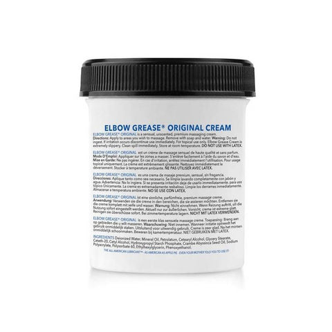 Elbow Grease Original Cream 3.4oz Mineral Oil Based Lubricant Default Title Speciality Lubricants